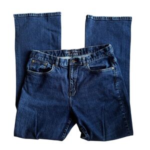 Lauren Ralph Lauren Jeans Size 12 | Classic Blue Straight Leg Dark Wash Denim